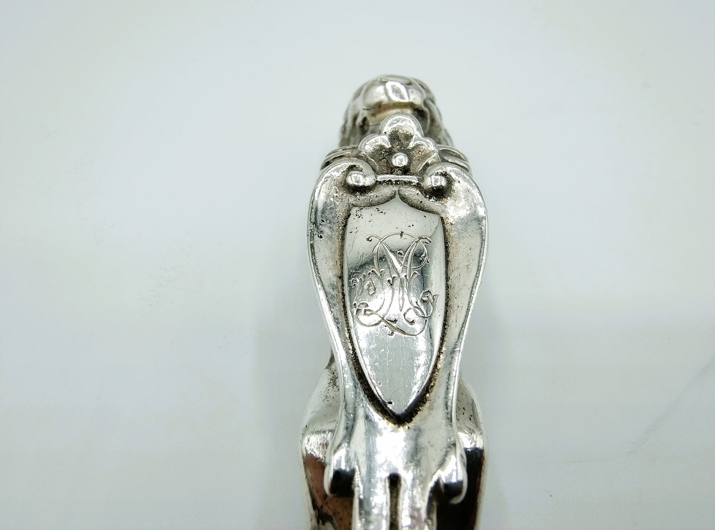 Zilveren mesheft met lemmet, B.W. van Eldik, Zutphen, ca. 1925
