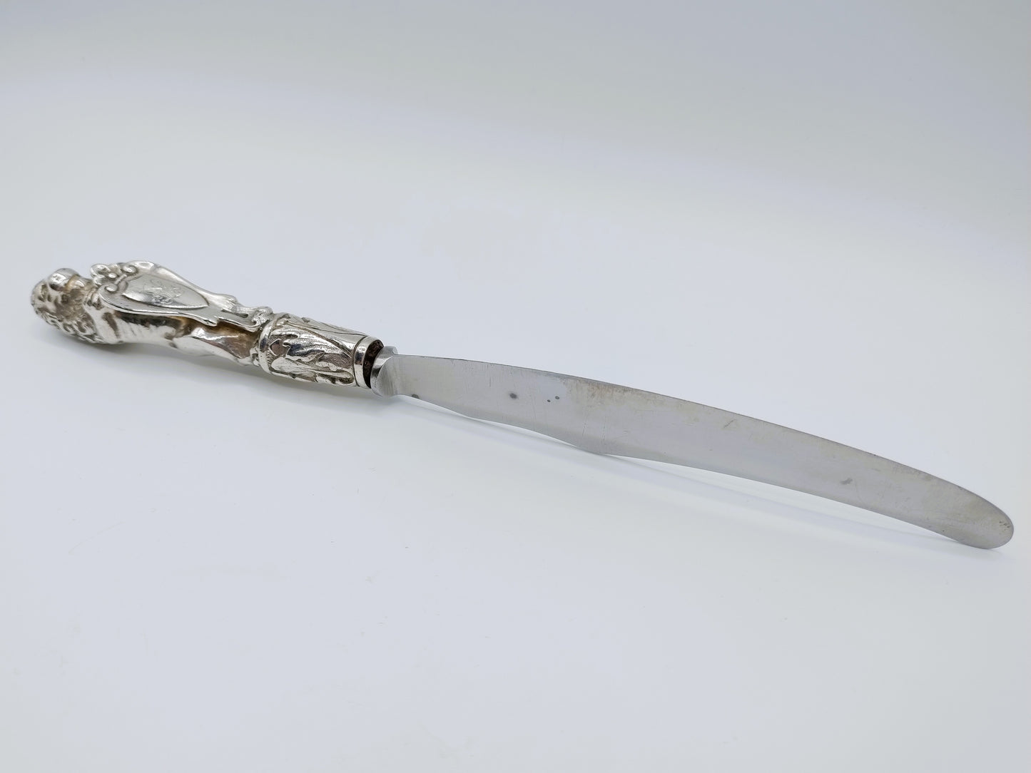 Zilveren mesheft met lemmet, B.W. van Eldik, Zutphen, ca. 1925