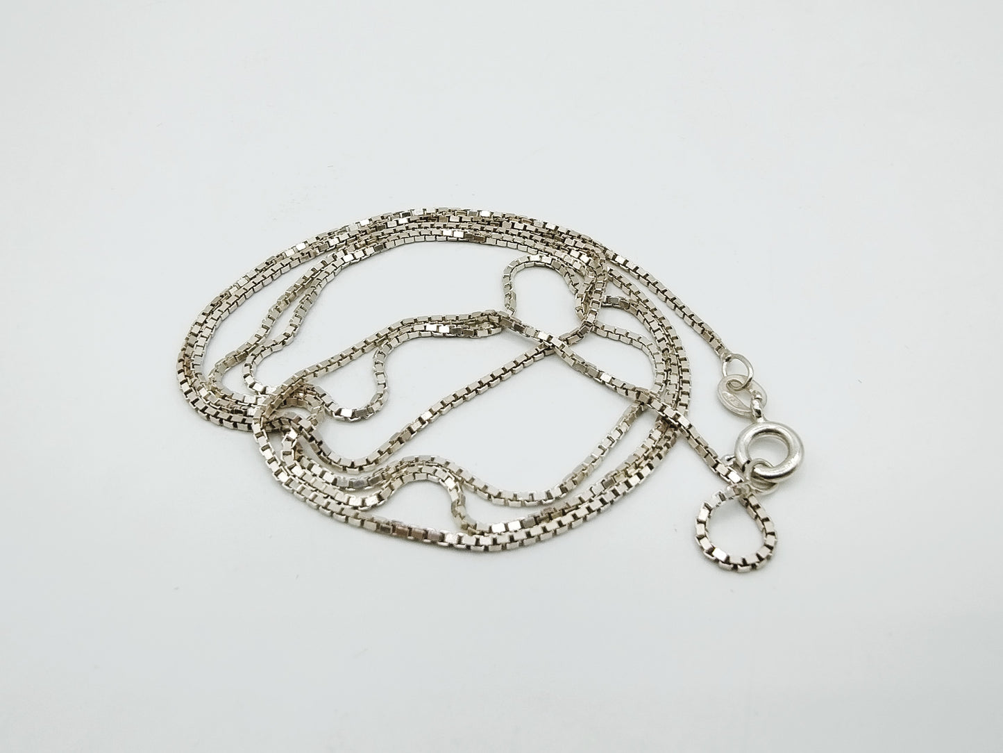 Zilveren venetiaans collier, 71 cm