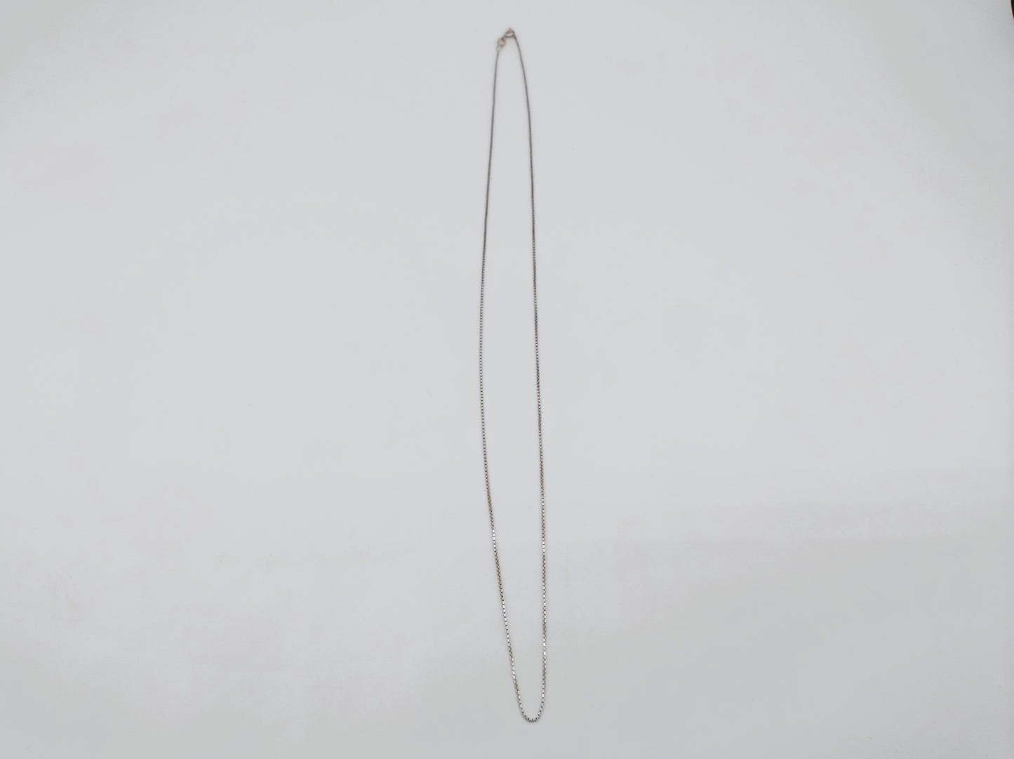 Zilveren venetiaans collier, 60 cm