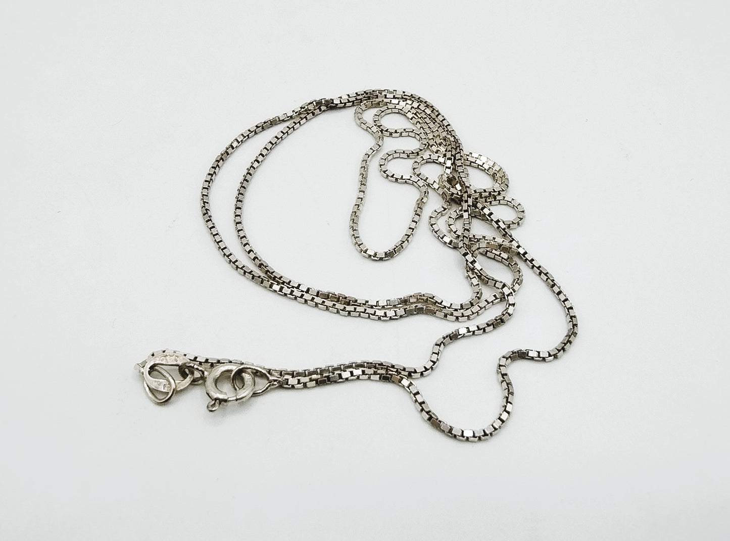 Zilveren venetiaans collier, 60 cm