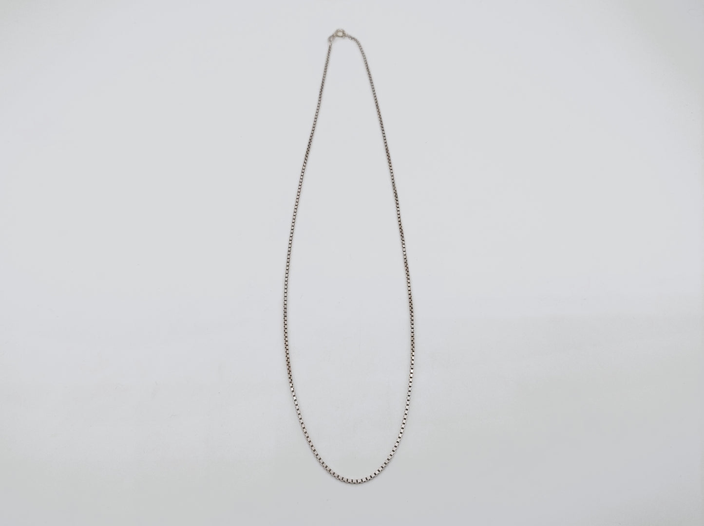 Zilveren venetiaans collier, 50 cm
