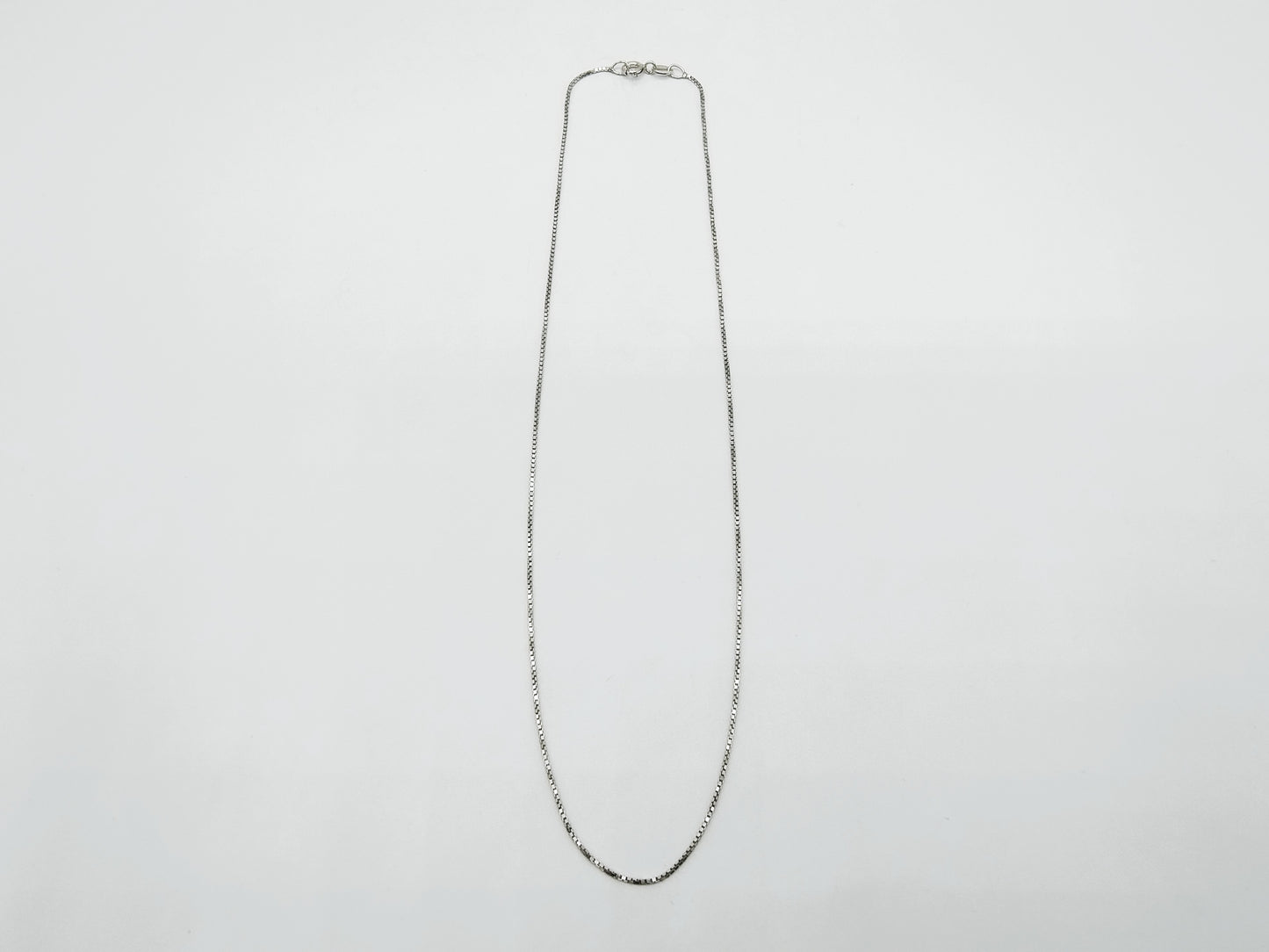 Zilveren venetiaans collier, 38 cm