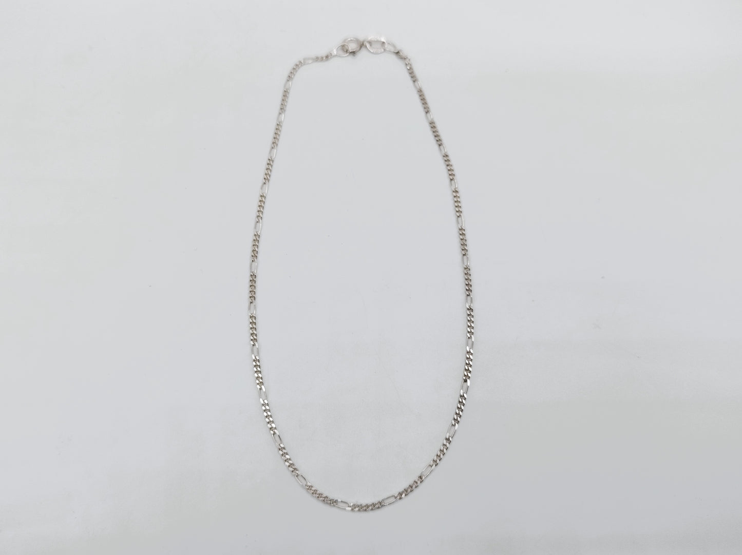 Zilveren enkelbandje Figaro, 25 cm