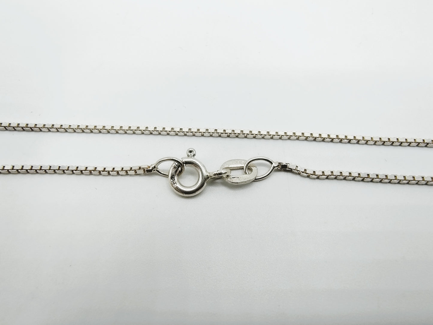 Zilveren venetiaans collier, 50 cm