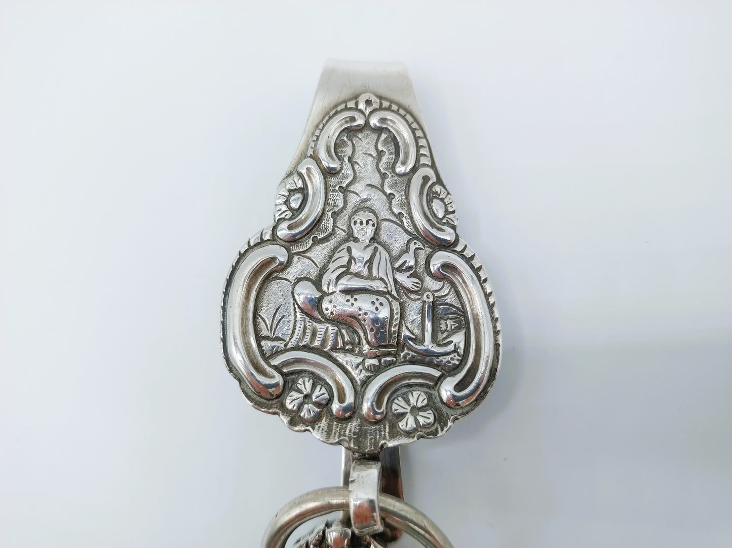 Zilveren tasbeugel met tashaak, R. Tania, Leeuwarden, ca. 1785