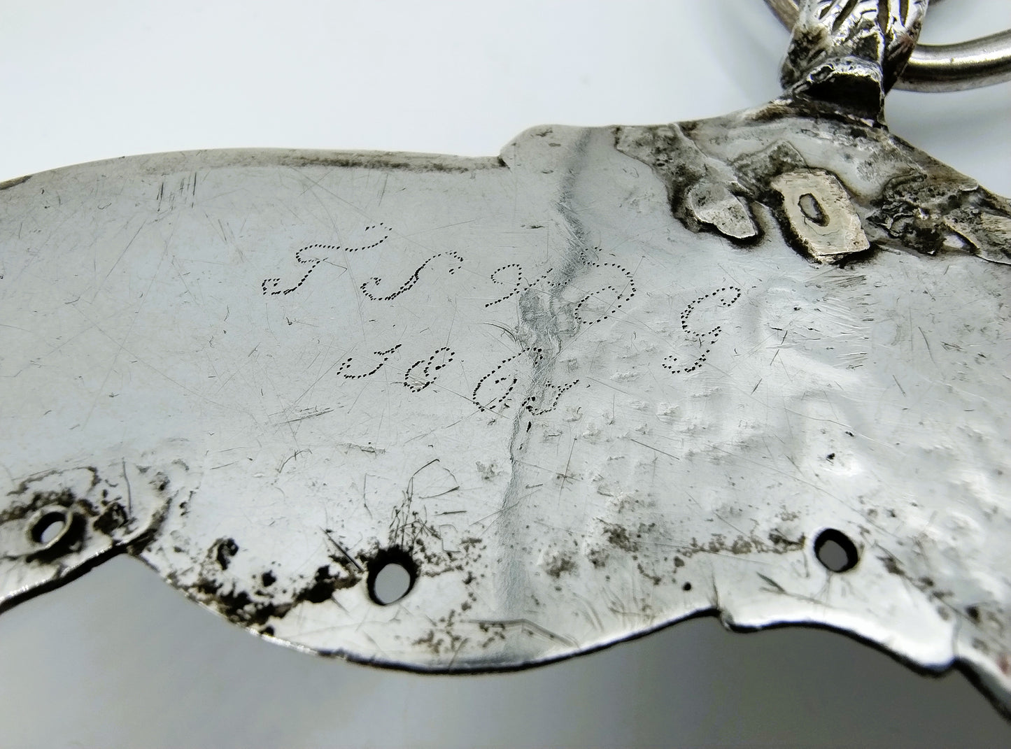 Zilveren tasbeugel met tashaak, R. Tania, Leeuwarden, ca. 1785