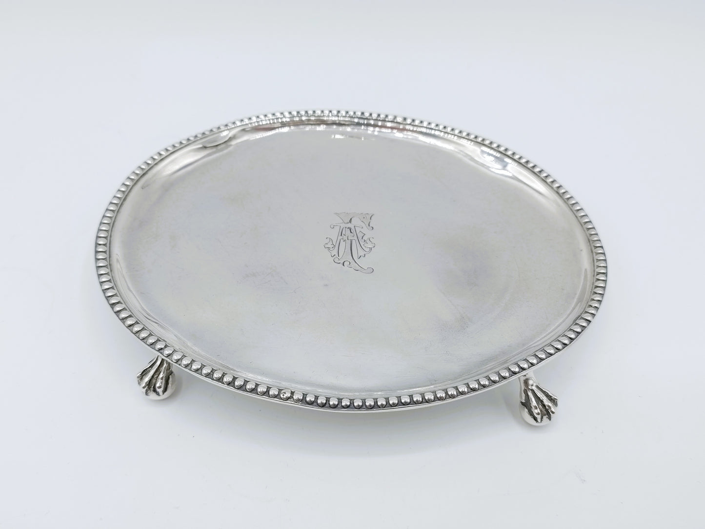 Zilveren pattipan, B. van Mecklenburg, Amsterdam, 1791