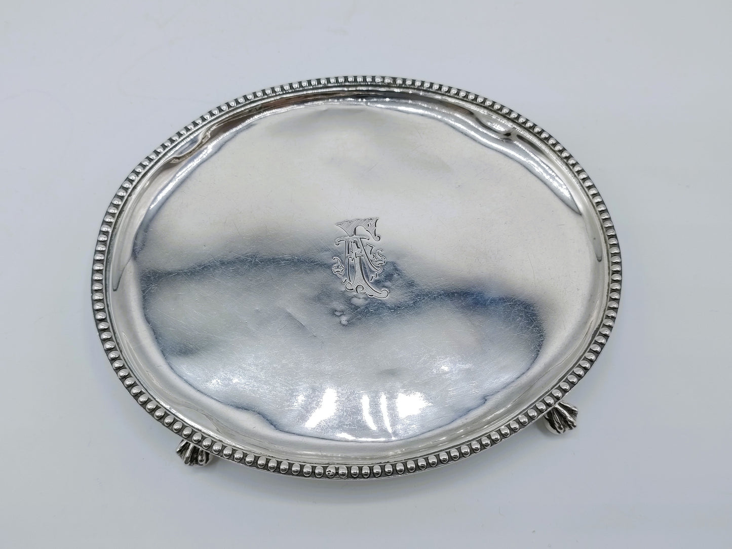 Zilveren pattipan, B. van Mecklenburg, Amsterdam, 1791