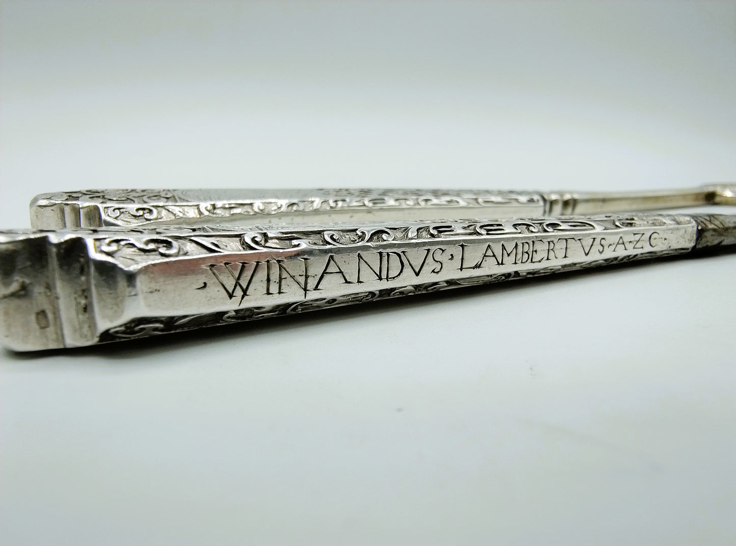 Silver travel cutlery, fork and knife, Netherlands, ca. 1600