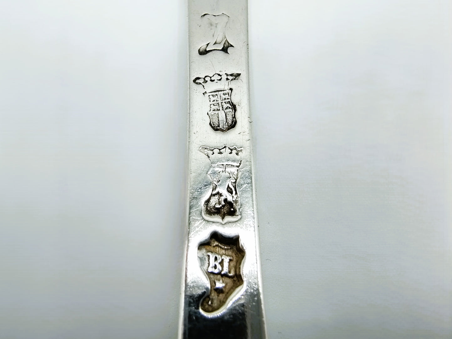 2 Zilveren lepels, B. Levit, Rotterdam, 1782