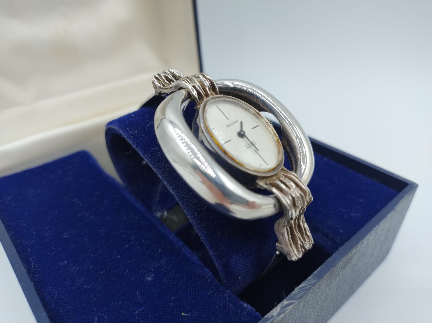 Zilveren horloge, Desira, 20 cm