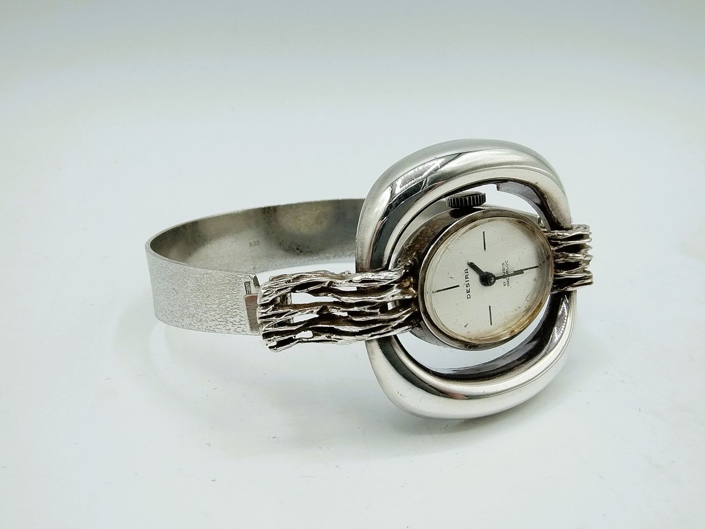 Zilveren horloge, Desira, 20 cm