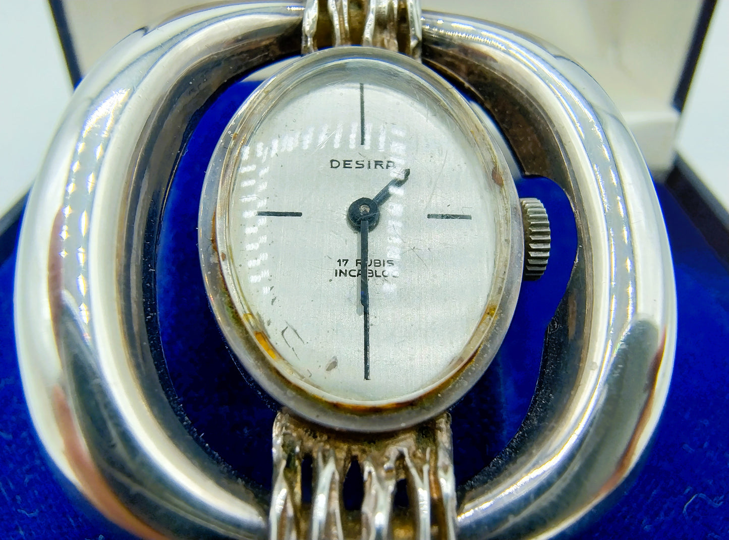 Zilveren horloge, Desira, 20 cm