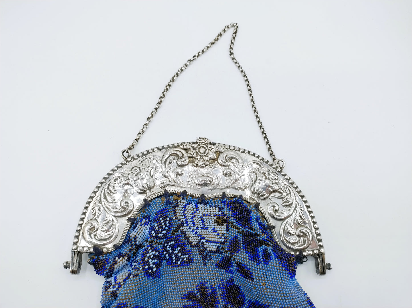Zilveren beugeltas met ketting, Schoonhoven, 1888