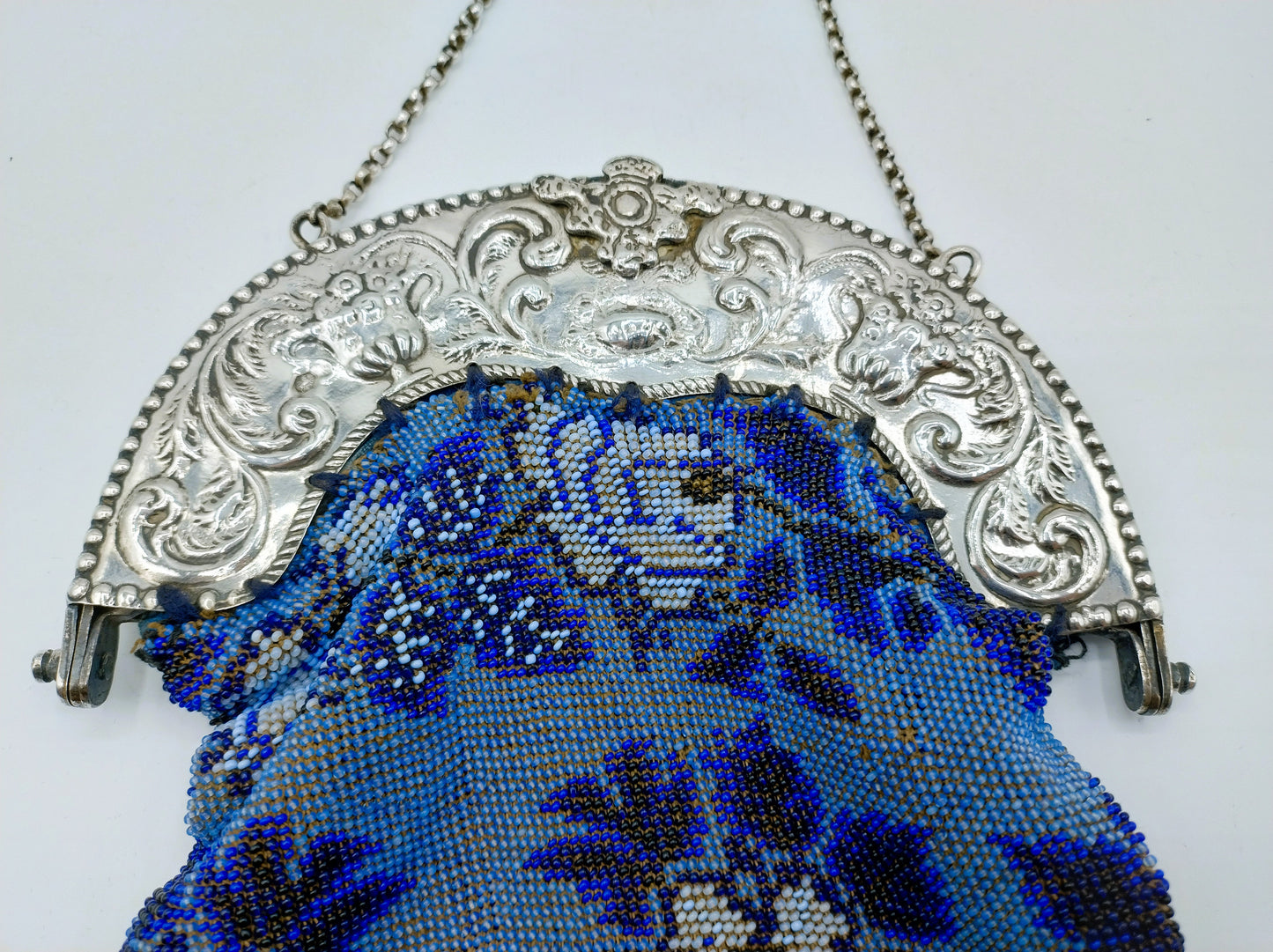 Zilveren beugeltas met ketting, Schoonhoven, 1888