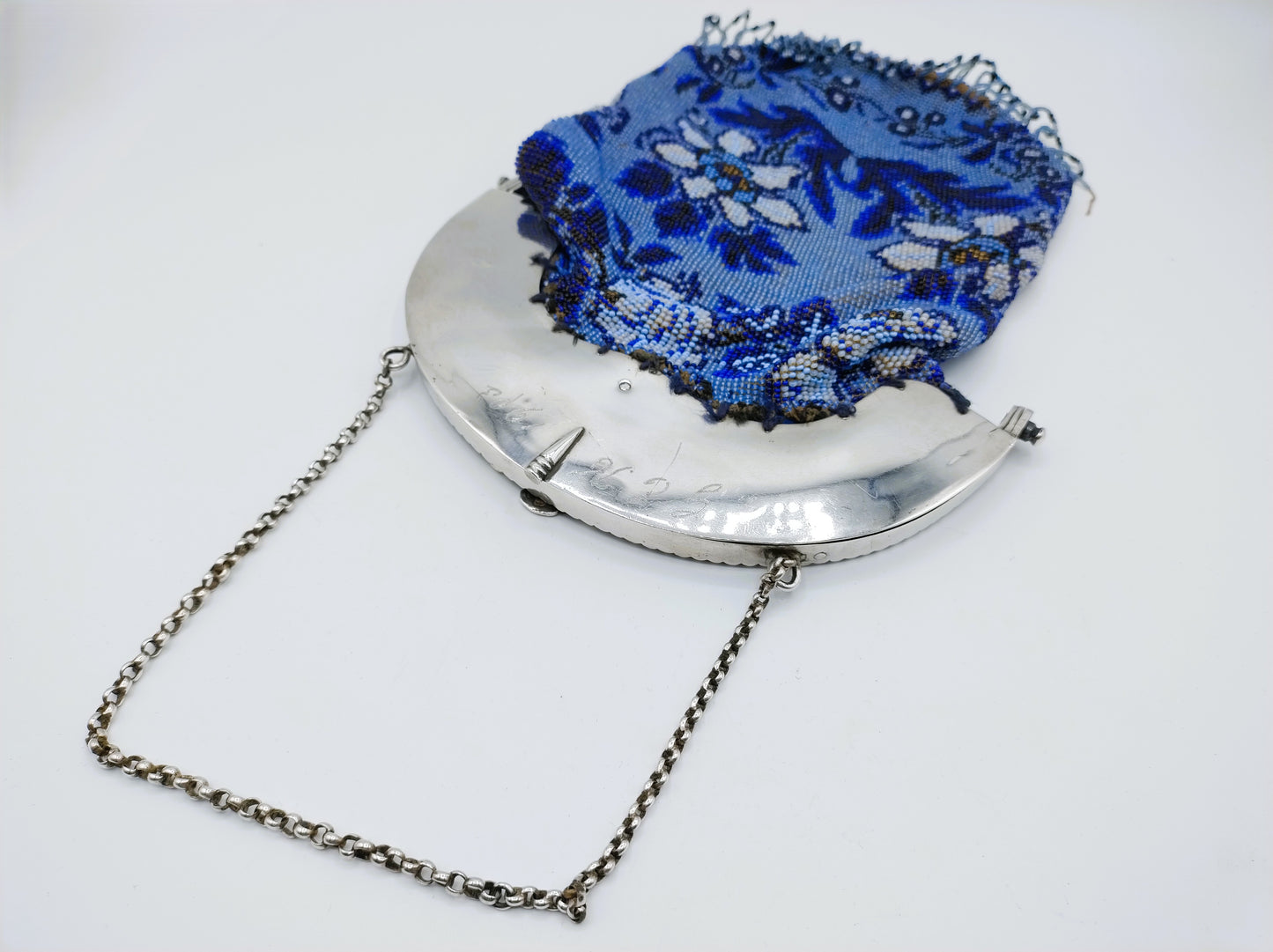 Zilveren beugeltas met ketting, Schoonhoven, 1888