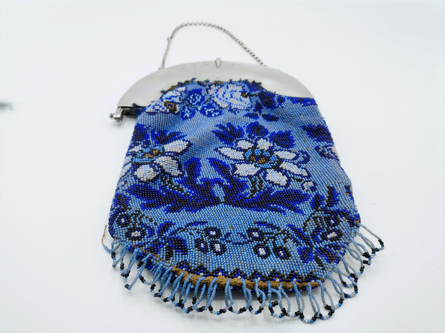Zilveren beugeltas met ketting, Schoonhoven, 1888