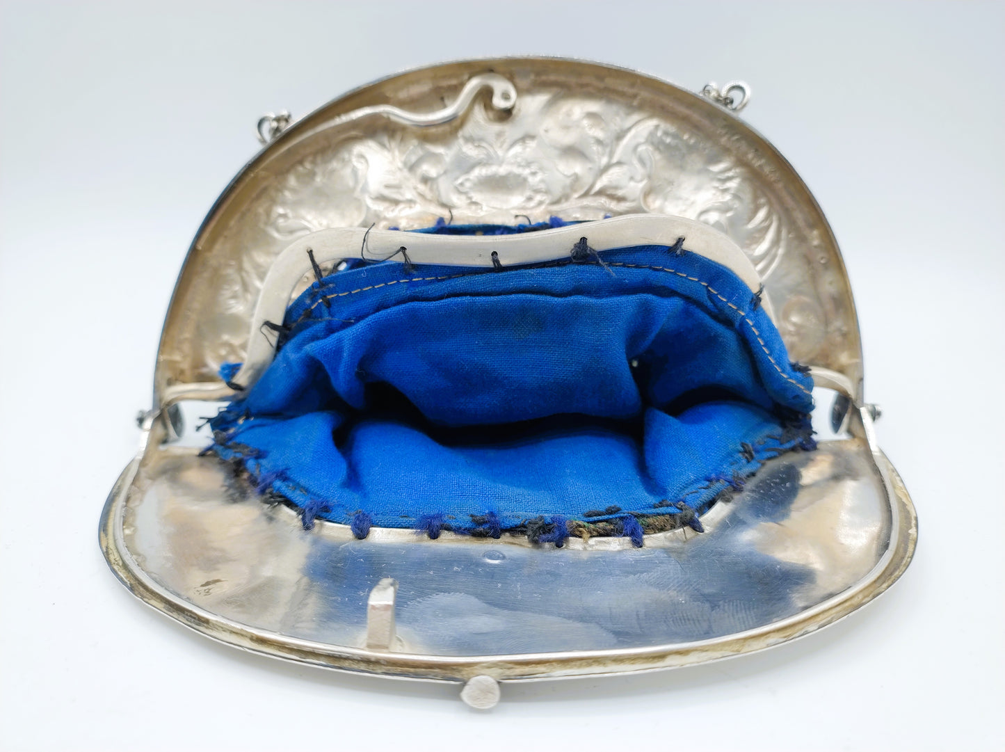 Zilveren beugeltas met ketting, Schoonhoven, 1888