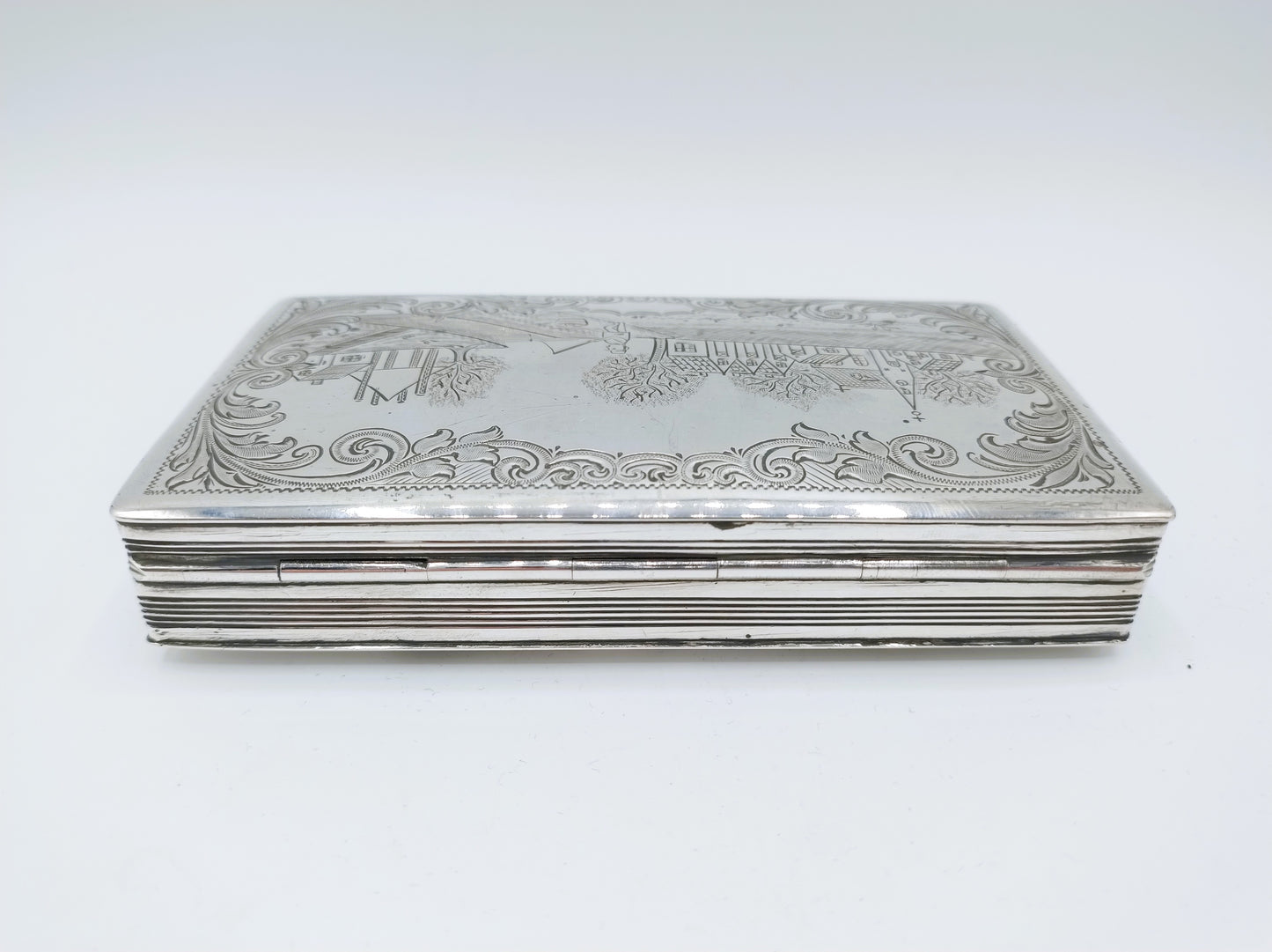 Zilveren tabaksdoos, C. Hooijkaas Jz, Schoonhoven, 1895