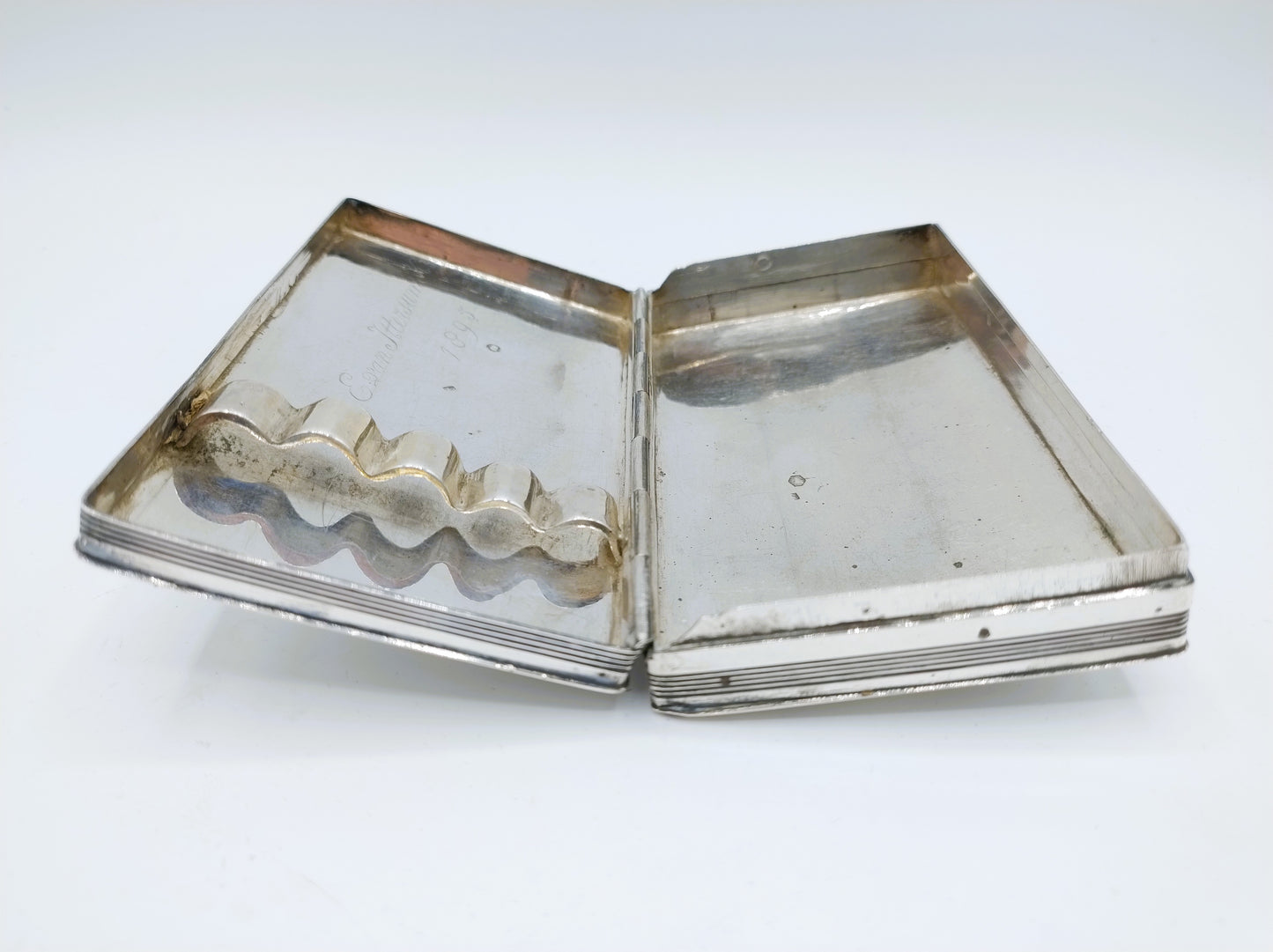 Zilveren tabaksdoos, C. Hooijkaas Jz, Schoonhoven, 1895