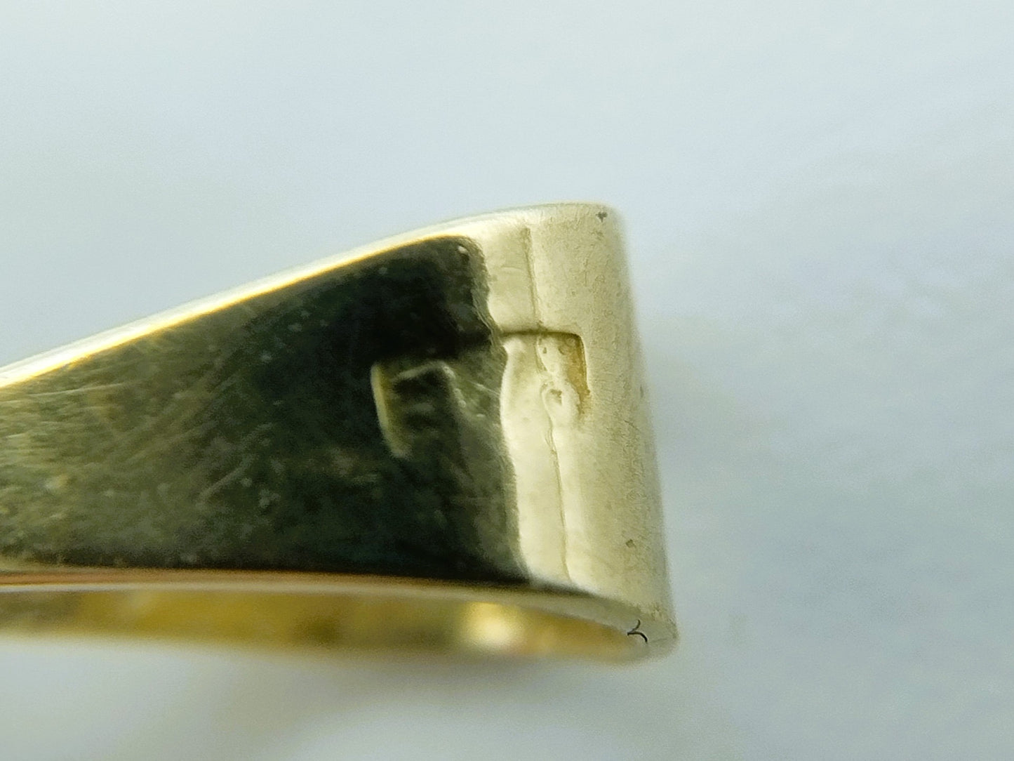 Gouden hanger met bloedkoraal, 14 karaats