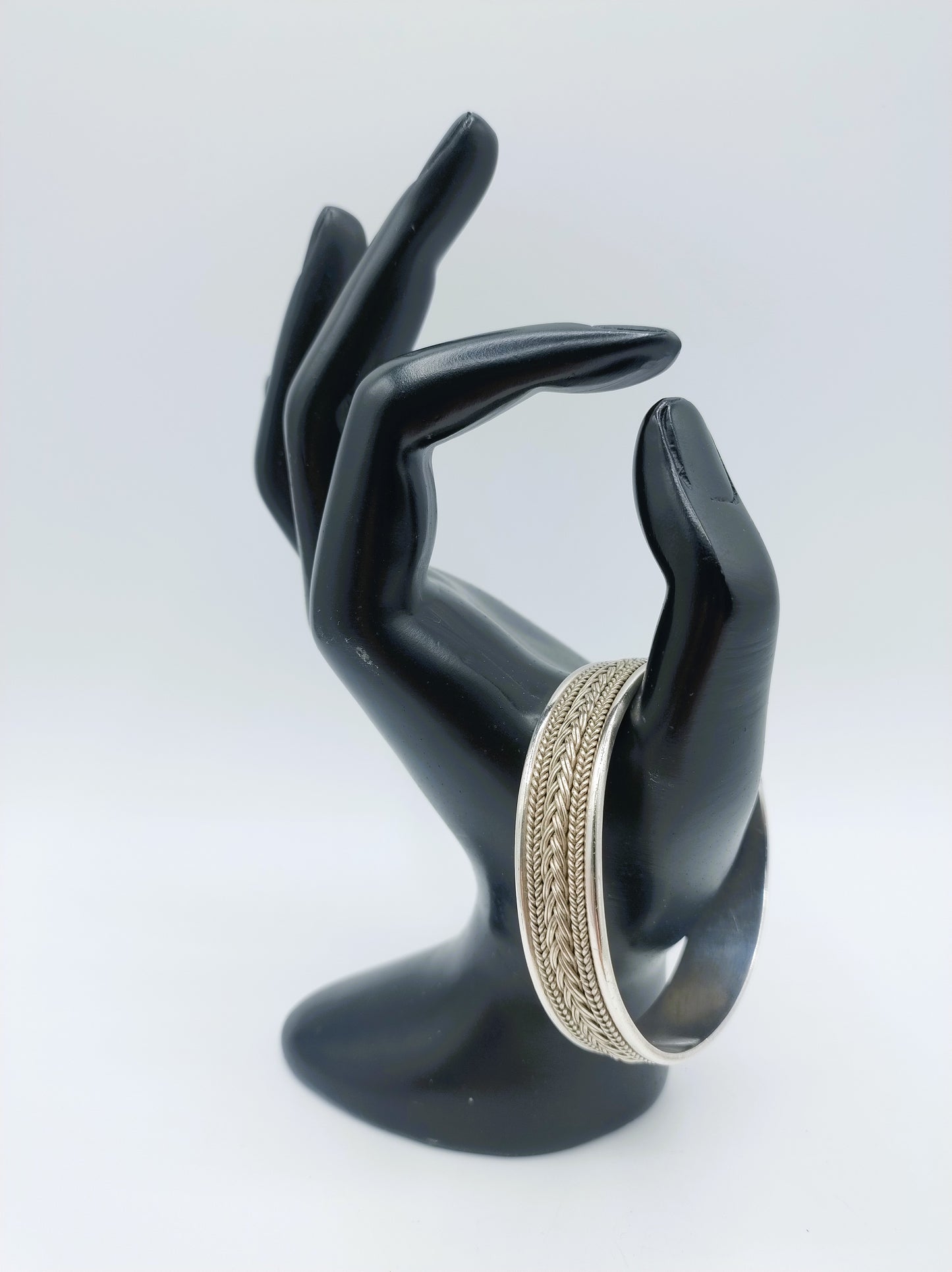 Zilveren armband met touwmotief