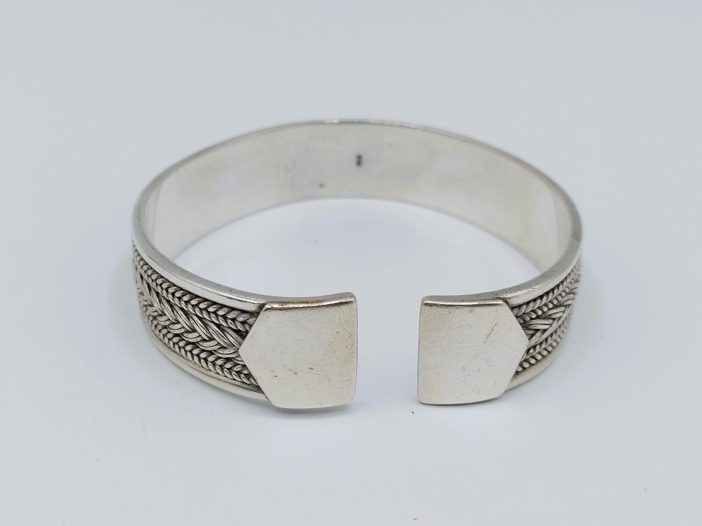 Zilveren armband met touwmotief