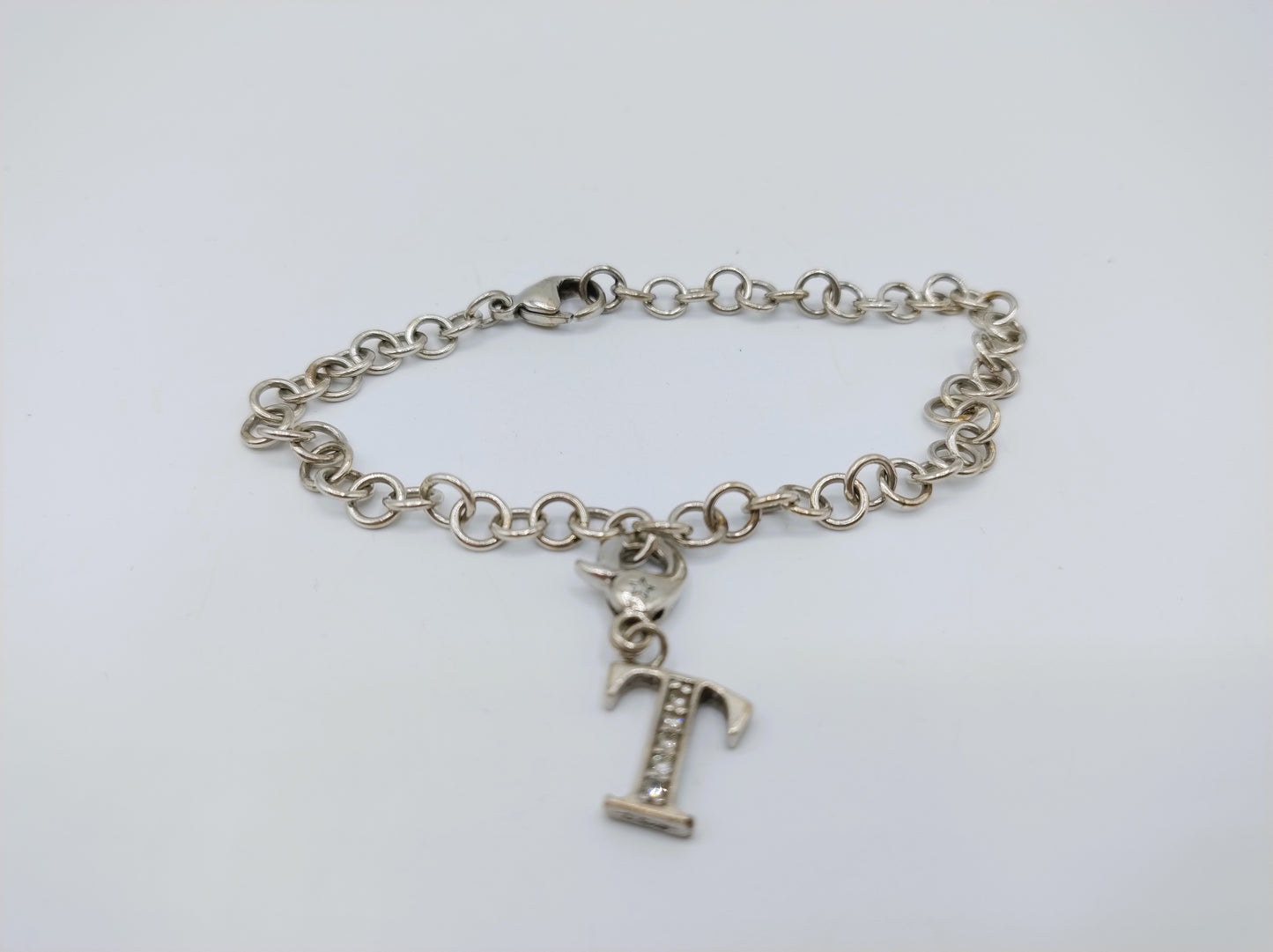 Zilveren armband met bedel, Ti Sento, 21 cm