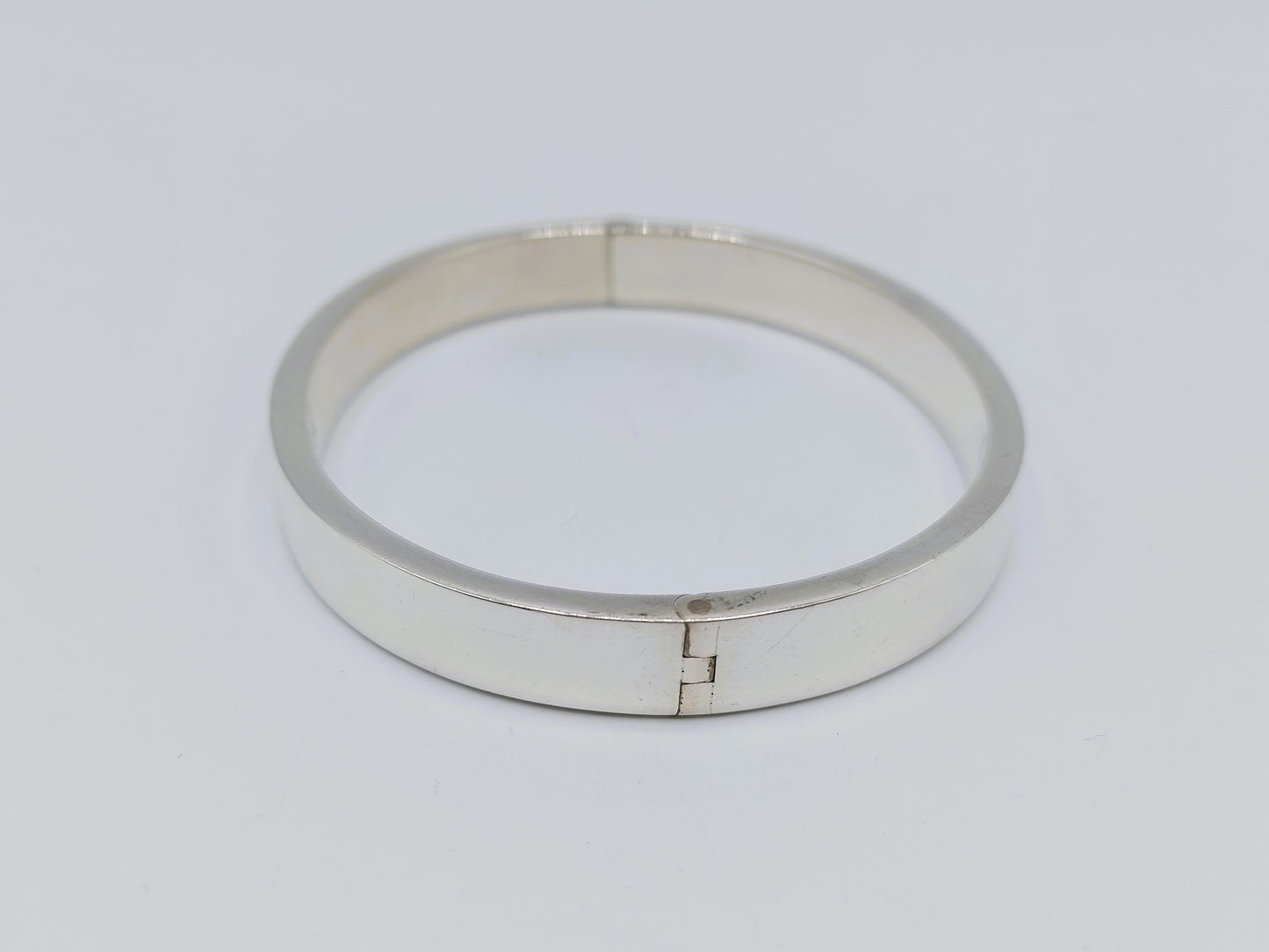 Zilveren scharnier armband, 925