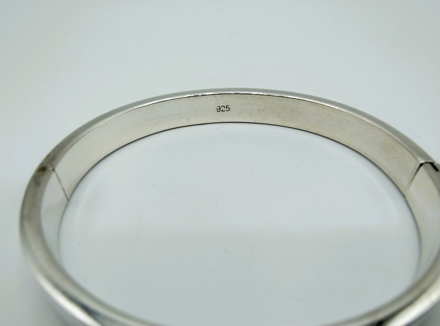 Zilveren scharnier armband, 925