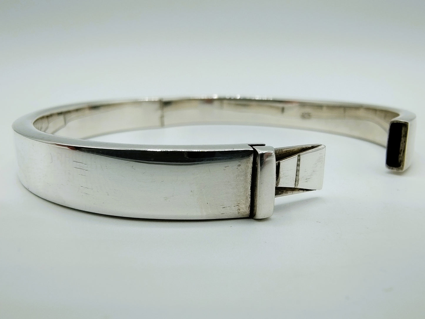 Zilveren scharnier armband, 925