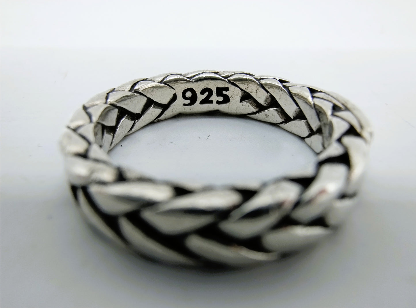 Zilveren buddha to buddha ring, 16.5 mm