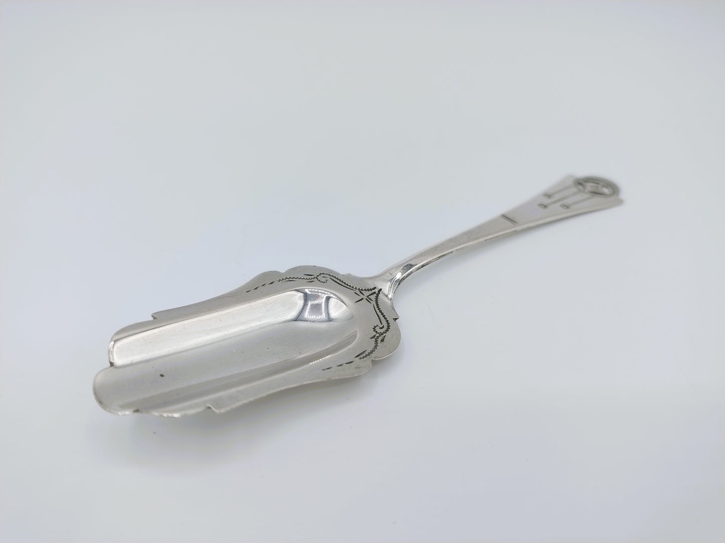 Zilveren suikerlepel, Gebr. Huisman, Schoonhoven, ca. 1930
