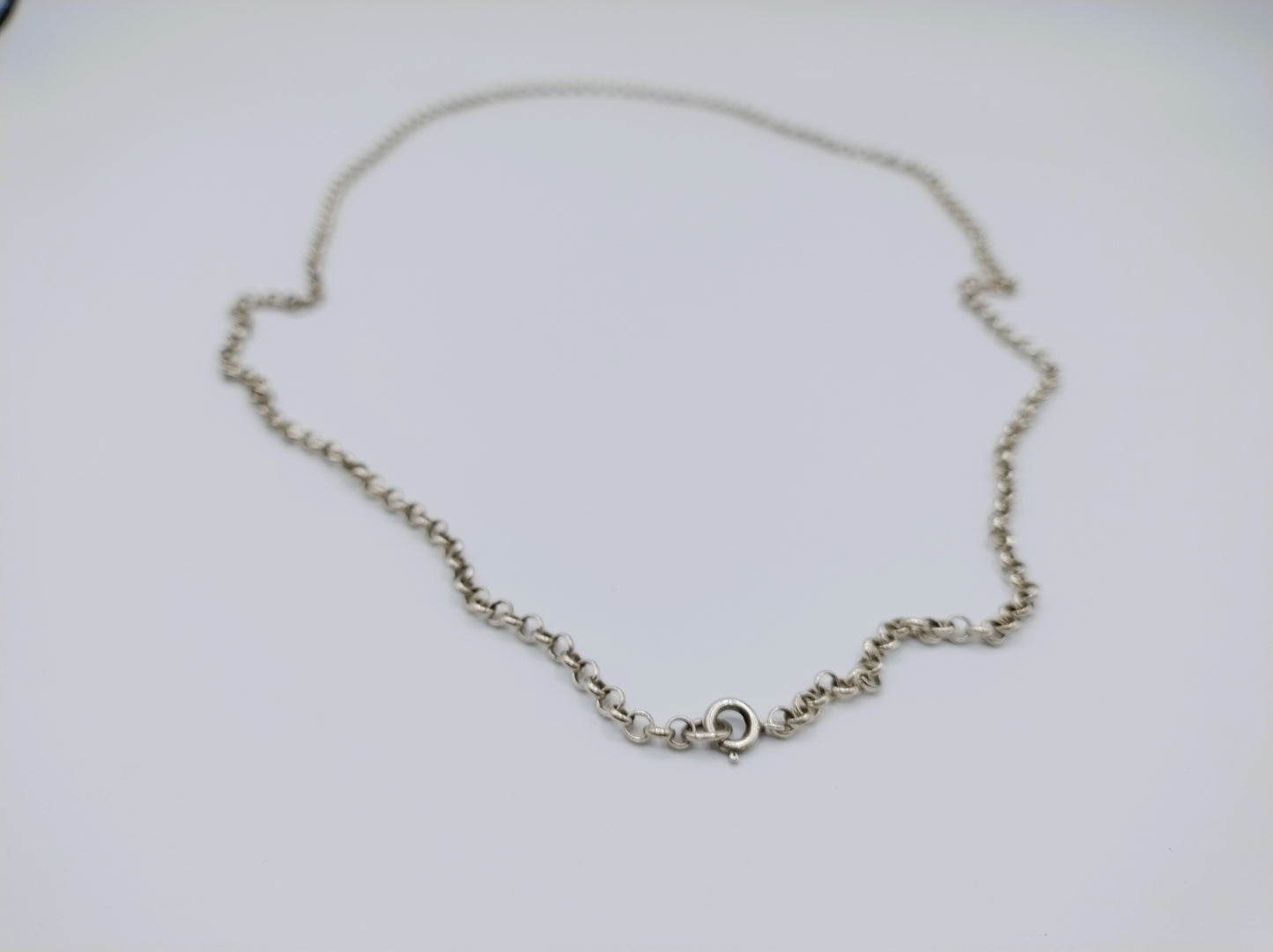 Zilveren jasseronketting, 79,5 cm