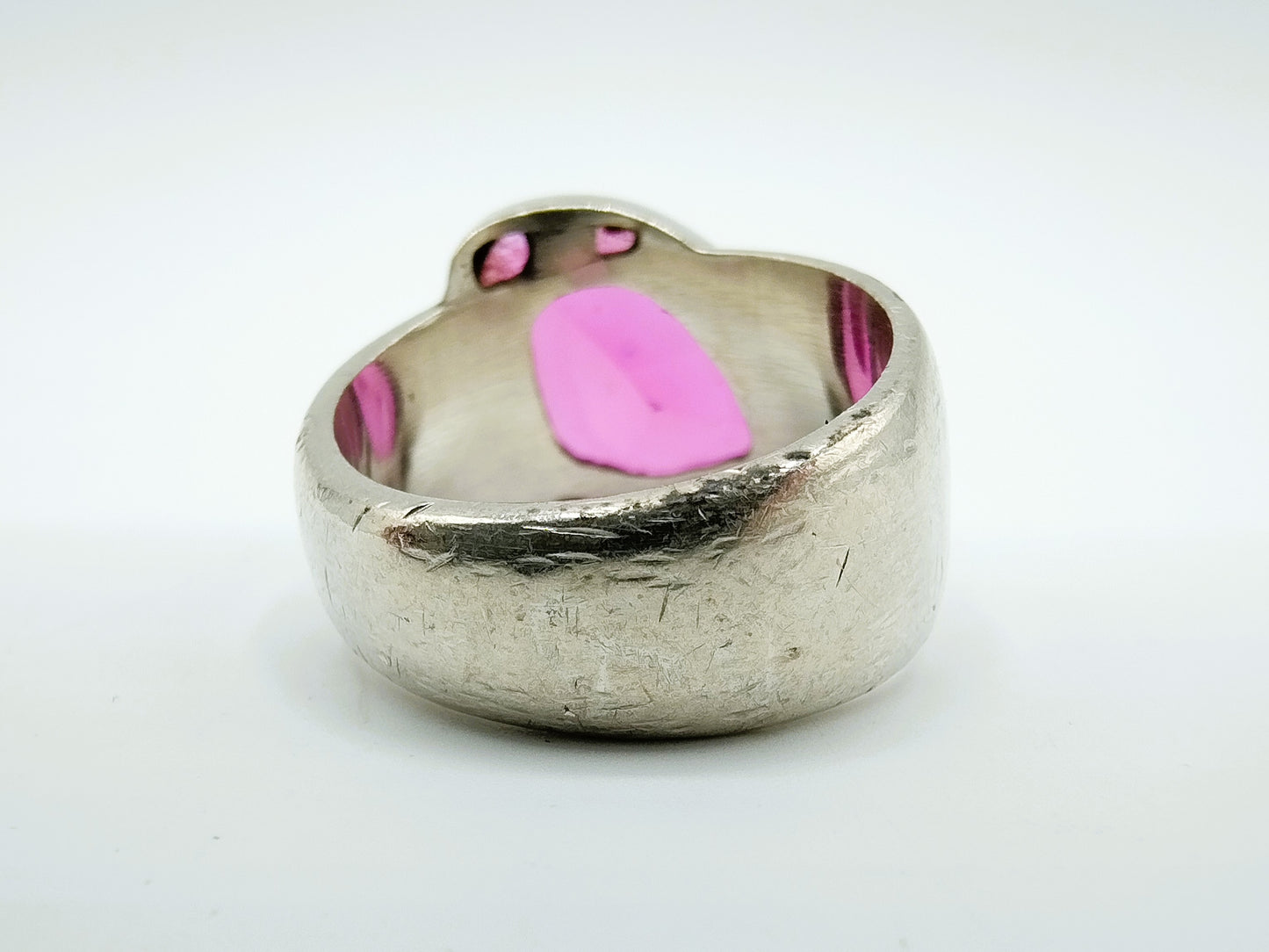 Zilveren ring met toermalijn, 17,75 mm