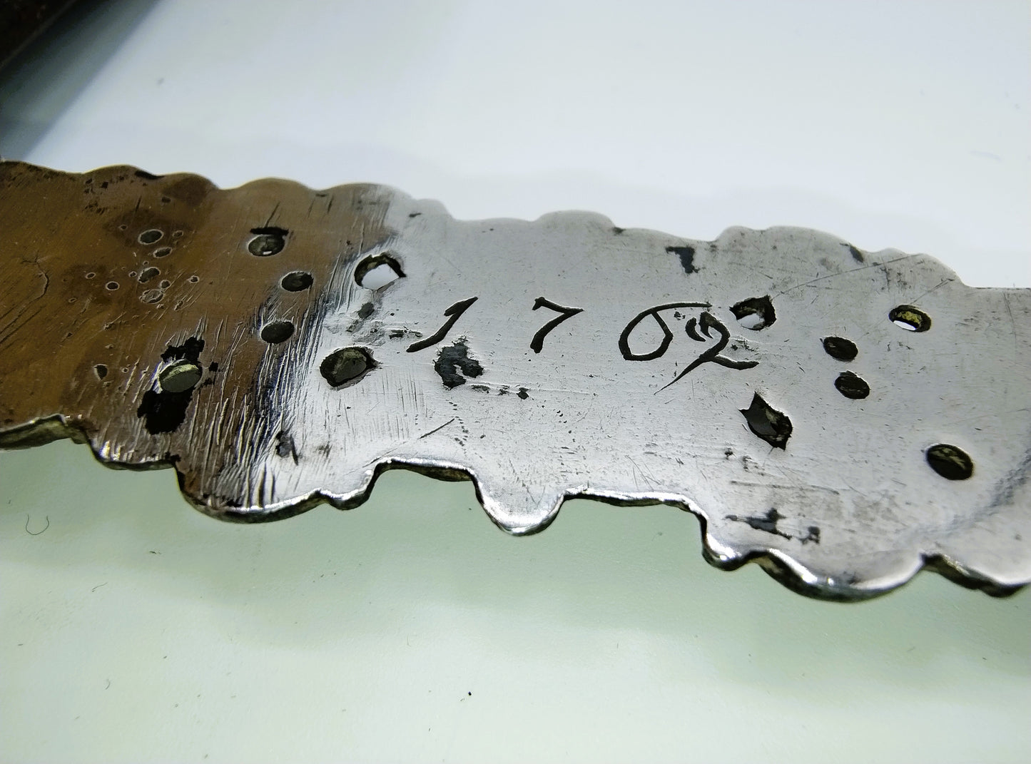 Bible with silver clasps, 1767