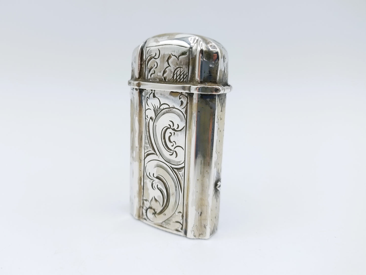 Zilveren tondeldoosje, W. de Pleyt, Schoonhoven, ca. 1870