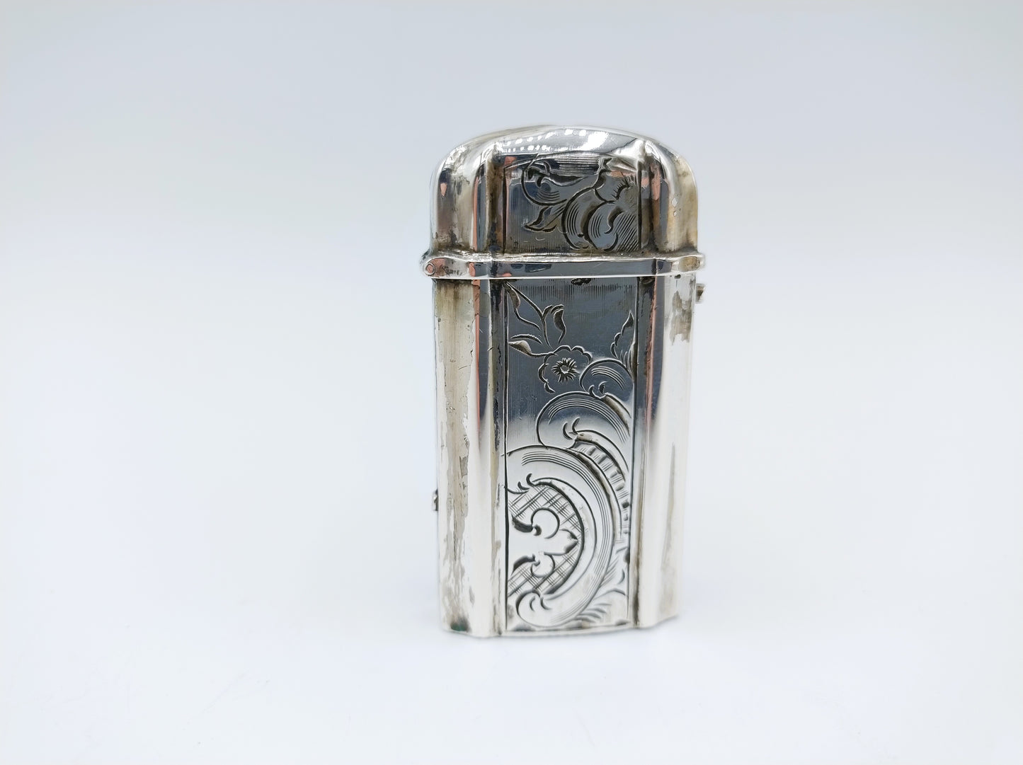 Zilveren tondeldoosje, W. de Pleyt, Schoonhoven, ca. 1870