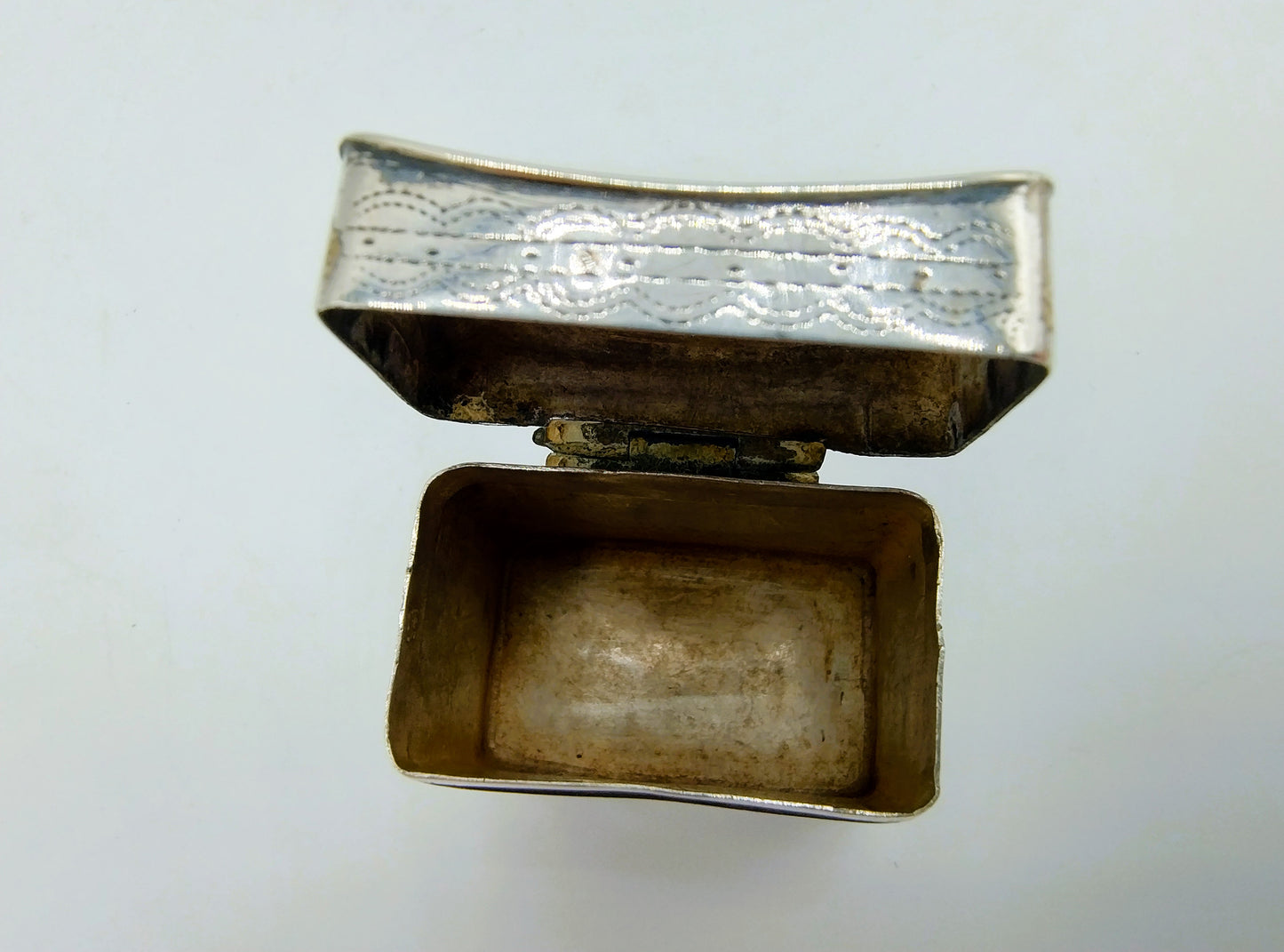 Zilveren lodereindoosje, C. van Gelderen Pzn, Schoonhoven, 1871