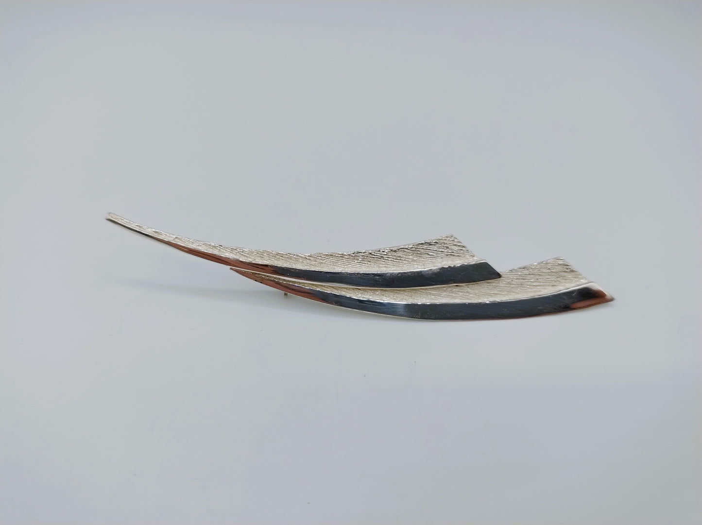 Zilveren design broche, 925