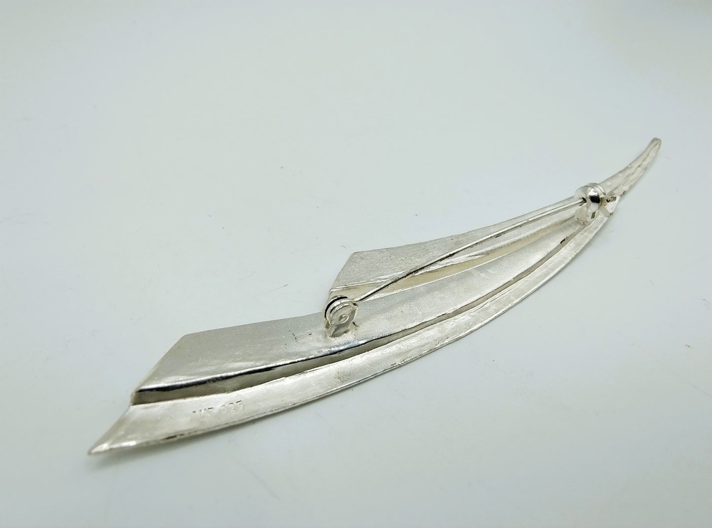 Zilveren design broche, 925