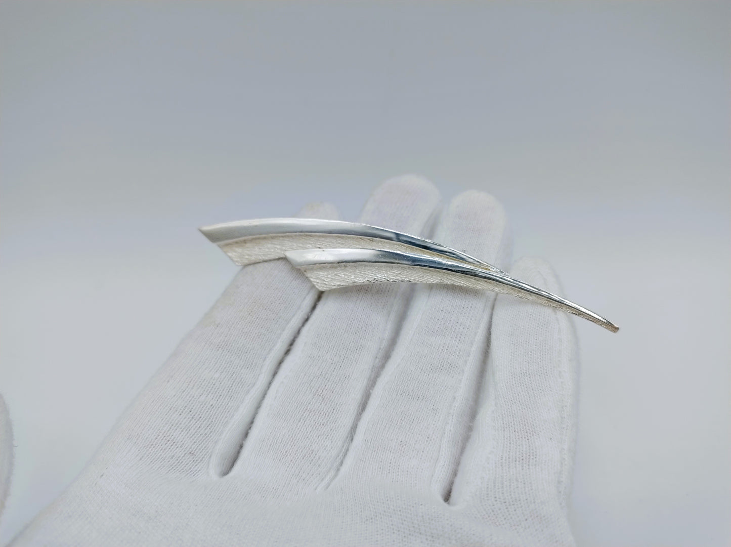 Zilveren design broche, 925