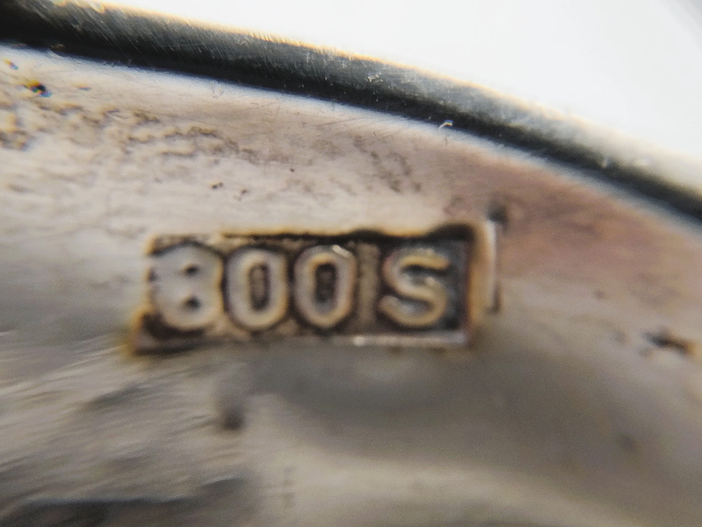 Zilveren suikerschepje, 800