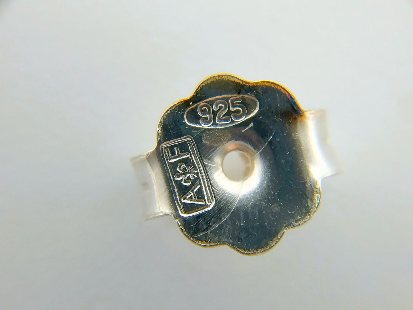 Zilveren design oorbellen, 925