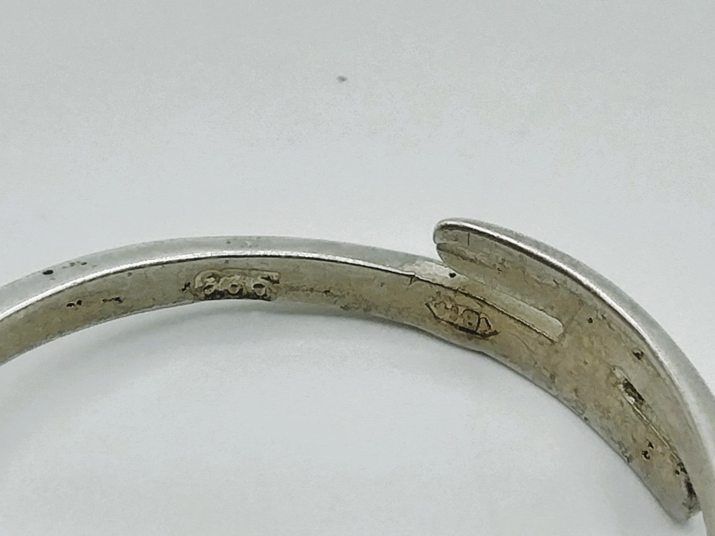 Zilveren ring met parel, 18 mm