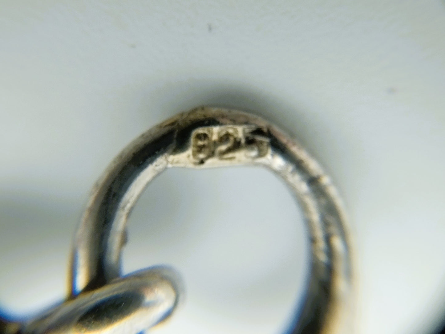 Zilveren foto hanger
