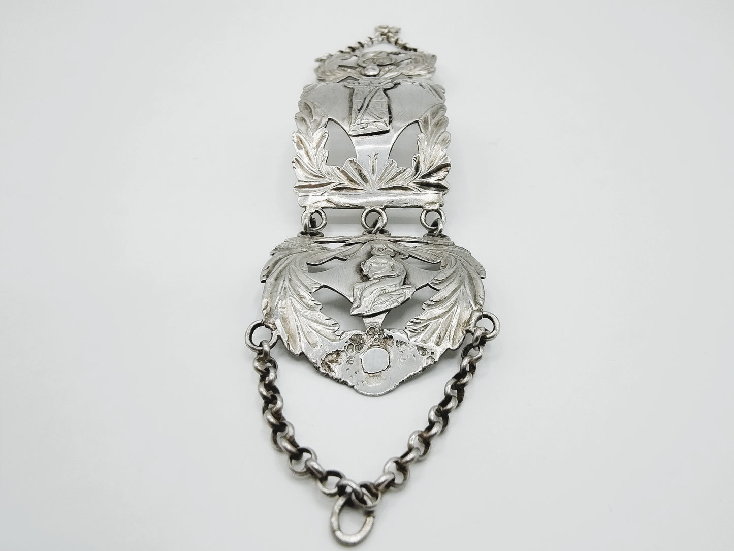 Silbernes Armband aus einem Bibelschloss, R. Heyema, Sneek, 1827