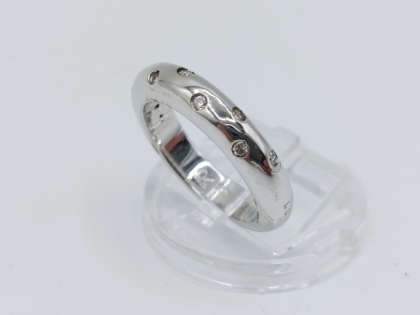 Zilveren Luxenter ring met zirkonia, 17 mm
