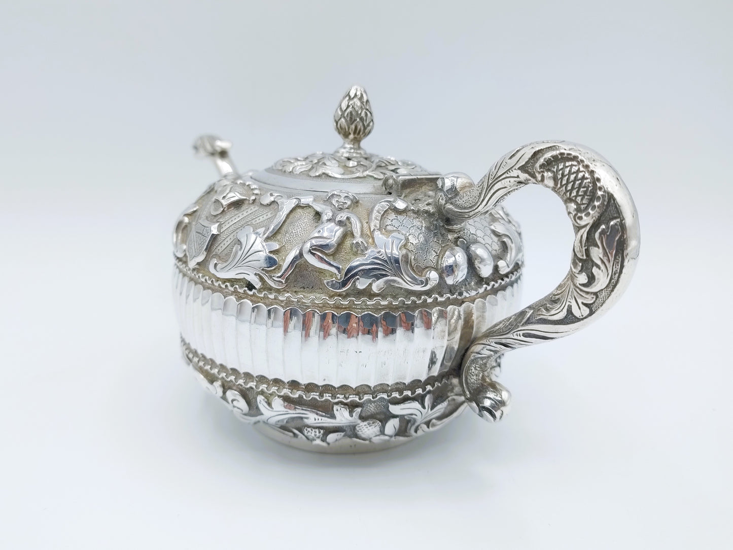 Silberne Teekanne, Jan Schijfsma, Sneek, ca. 1860